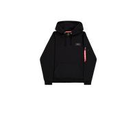 Hoodie ALPHA INDUSTRIES "Backprint Hoodie Camo Print", Herren, Gr. XL, schwarz (schwarz, woodland), Obermaterial: 80% Baumwolle, 20% Polyester, regular fit, Sweatshirts Hoodie (68916330-XL) schwarz, w