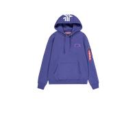 Alpha Industries Herren Hoodie Back Print night purple L