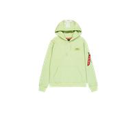 Alpha Industries Backprint Hoodie Größe M Minzgrün