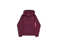 Alpha Industries Backprint Hoodie Größe M Rot