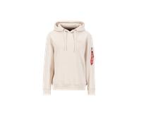 Alpha Industries Backprint Hoodie Größe S Weiß