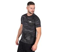 Alpha Industries Backprint T Camo T-Shirt für Herren Black Camo