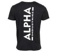 Alpha Industries Backprint Kurzarm-t-shirt L Black