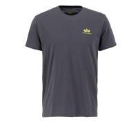 Alpha Industries Backprint T T-Shirt für Herren Vintage Grey