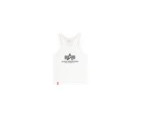 Alpha Industries Basic BB Big Logo Tank Tank Top Größe M Weiß