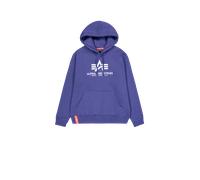Alpha Industries Herren Hoodie Basic Logo night purple XXL