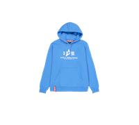Alpha Industries Basic Big Logo Hoodie Größe S Blau