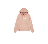 Alpha Industries Basic Big Logo Hoodie Größe S rosa