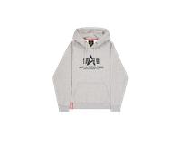 Alpha Industries Basic Kapuzenpullover XL Grey Heather