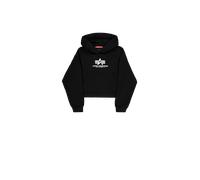 Alpha Industries Basic Big Logo Puff Print Hoodie Größe XL Schwarz