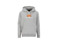Alpha Industries Basic Rubber Hoodie Grau M Mann (Herstellerartikelnummer: 178312RB-017-M)