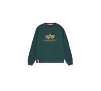 Alpha Industries Basic Big Logo Sweatshirt Größe 2XL Grün
