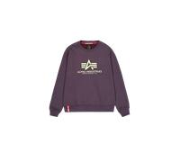 Alpha Industries Basic Big Logo Sweatshirt Größe 2XL Pflaume