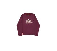 Alpha Industries Basic Big Logo Sweatshirt Größe 3XL Rot