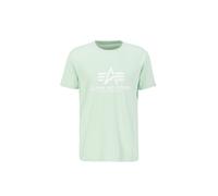 Alpha Industries Basic Big Logo T-Shirt Größe 2XS Minzgrün