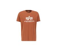 Alpha Industries Basic Big Logo T-Shirt Größe L Braun