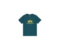 Alpha Industries Basic Big Logo T-Shirt Größe M Dunkles Petrol