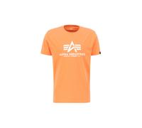 Alpha Industries Basic Big Logo T-Shirt Größe XS Orange