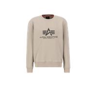 Sweater ALPHA INDUSTRIES "Alpha Industries Men - Sweatshirts Basic Carbon" Gr. 2XL, beige (vintage sand) Herren Sweatshirts (48765702-XXL) vintage sand
