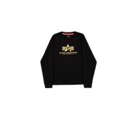 Alpha Industries Basic Carbon Sweatshirt Größe XL Schwarz/Gold