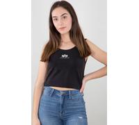 Alpha Industries Basic Crop SL Damen Tank Top, schwarz, Größe XS
