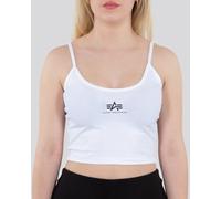 Alpha Industries - Basic Crop-Top SL für Frauen - Größe XL - Weiß
