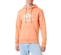 Alpha Industries Basic Big Logo Hoodie Größe M Orange