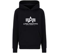 Alpha Industries Basic Carbon Hoodie Größe M schwarz / silber