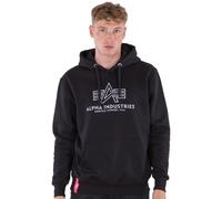 Alpha Industries Basic Hoody Embroidery schwarz / weiss