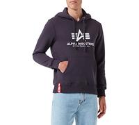 Alpha Industries Basic Hoody Kapuzensweat für Herren Grey Heather