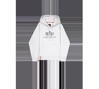 Alpha Industries Basic Hoody Kapuzensweat für Herren Pastel Grey