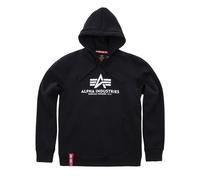 Alpha Industries Basic Hoody Kapuzensweat für Herren Black