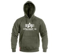 Alpha Industries - Basic Hoody - Sweatshirt - Dark Olive XL
