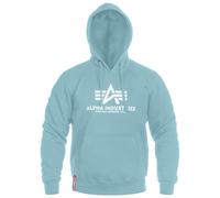 Alpha Industries - Basic Hoody - Sweatshirt - Grey/Blue M