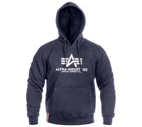 Alpha Industries - Basic Hoody - Sweatshirt - Navy M