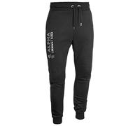 Alpha Industries Basic Jogger AI (Sale) black/metalsilver, Größe 3XL, Herren, Baumwolle