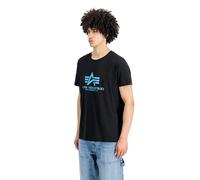 Alpha Industries T-Shirt Basic BL – 100% Baumwolle – Jungen Schwarz Gr. S