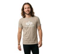 Alpha Industries Basic Short Sleeve T-shirt Beige 3XL Mann (Herstellerartikelnummer: 100501-679-3XL)