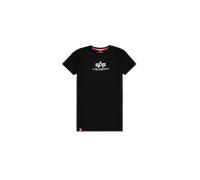 Shirtkleid ALPHA INDUSTRIES "Alpha Industries Women - T-Shirts Basic T Long Wmn" Gr. S, Normalgrößen, schwarz (black) Damen Kleider (98881424-S) black