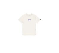 Alpha Industries Basic Mid Logo T-Shirt Größe M Weiß