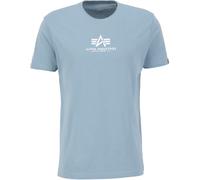 Alpha Industries Basic ML T-Shirt, grau-blau, Größe M