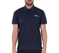 Alpha Industries Herren Polohemd Basic Polo SL rep.blue L