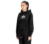 Alpha Industries Kapuzenpullover Basic PP – Damen, Schwarz, Größe M