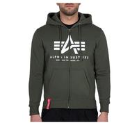 Alpha Industries - Basic Zip Hoody - Sweatshirt - Dark Olive S