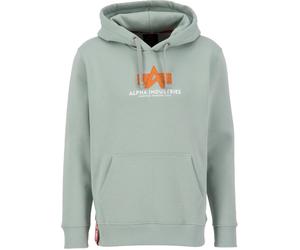 Alpha Industries Basic Rubber Hoodie, grün, Größe S für Männer