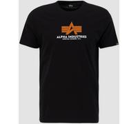 Alpha Industries Basic Rubber T-Shirt, schwarz, Größe S für Männer
