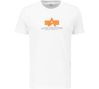Alpha Industries Basic Rubber T-Shirt, weiss, Größe S für Männer