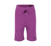 Sweatshorts ALPHA INDUSTRIES "Basic Short SL", Herren, Gr. S, Normalgrößen, pink (schwarz magenta), Obermaterial: 80% Baumwolle, 20% Polyester, Hosen Sweatshorts (93869519-S) schwarz magenta