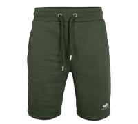 Alpha Industries Basic Short Small Logo (Sale) dark oliv, Größe XL, Herren, Baumwolle