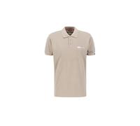 Alpha Industries - Small Logo Poloshirt - Vintage Sand XXL